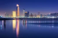 Modern Dubai from Abu Dhabi